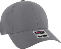 OTTO 19-1319 6 Panel Low Profile Style Baseball Cap - Charcoal Gray - Khaki Gray / One Size Fits Most