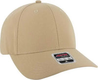 OTTO 19-1319 6 Panel Low Profile Style Baseball Cap - Khaki - Khaki / One Size Fits Most