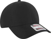 OTTO 19-1320 Comfy Fit 6 Panel Low Profile Style Baseball Cap - Black - Black / One Size Fits Most