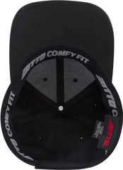 OTTO 19-1320 Comfy Fit 6 Panel Low Profile Style Baseball Cap - Black - Black / One Size Fits Most