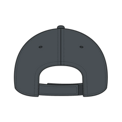 OTTO 19-1320 ’OTTO Comfy Fit’ 6 Panel Low Profile Baseball Cap - Char. Gray - Char. Gray / 6 1/2’’ - 7 5/8’’
