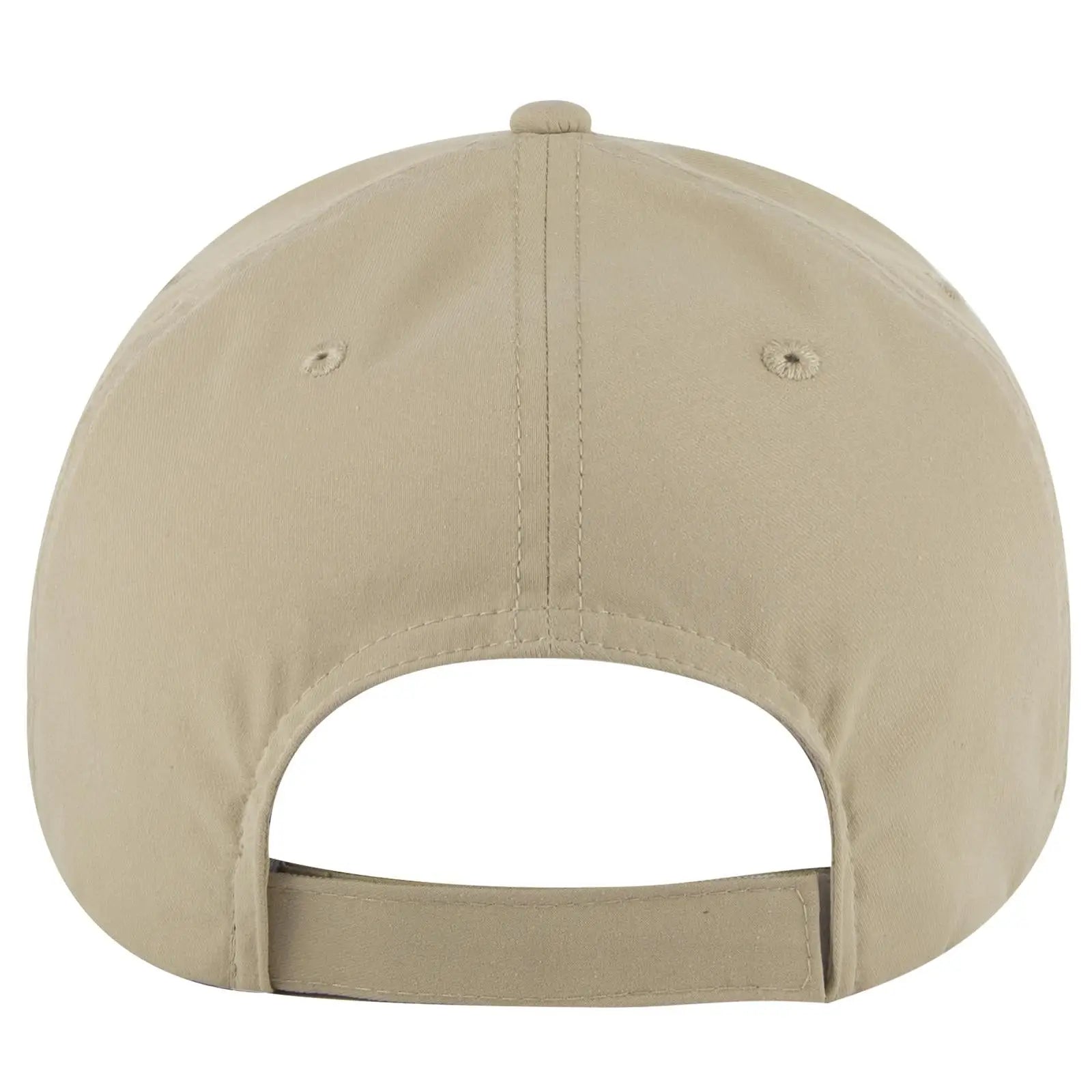 OTTO 19-1320 ’OTTO Comfy Fit’ 6 Panel Low Profile Baseball Cap - Khaki - Khaki / 6 1/2’’ - 7 5/8’’