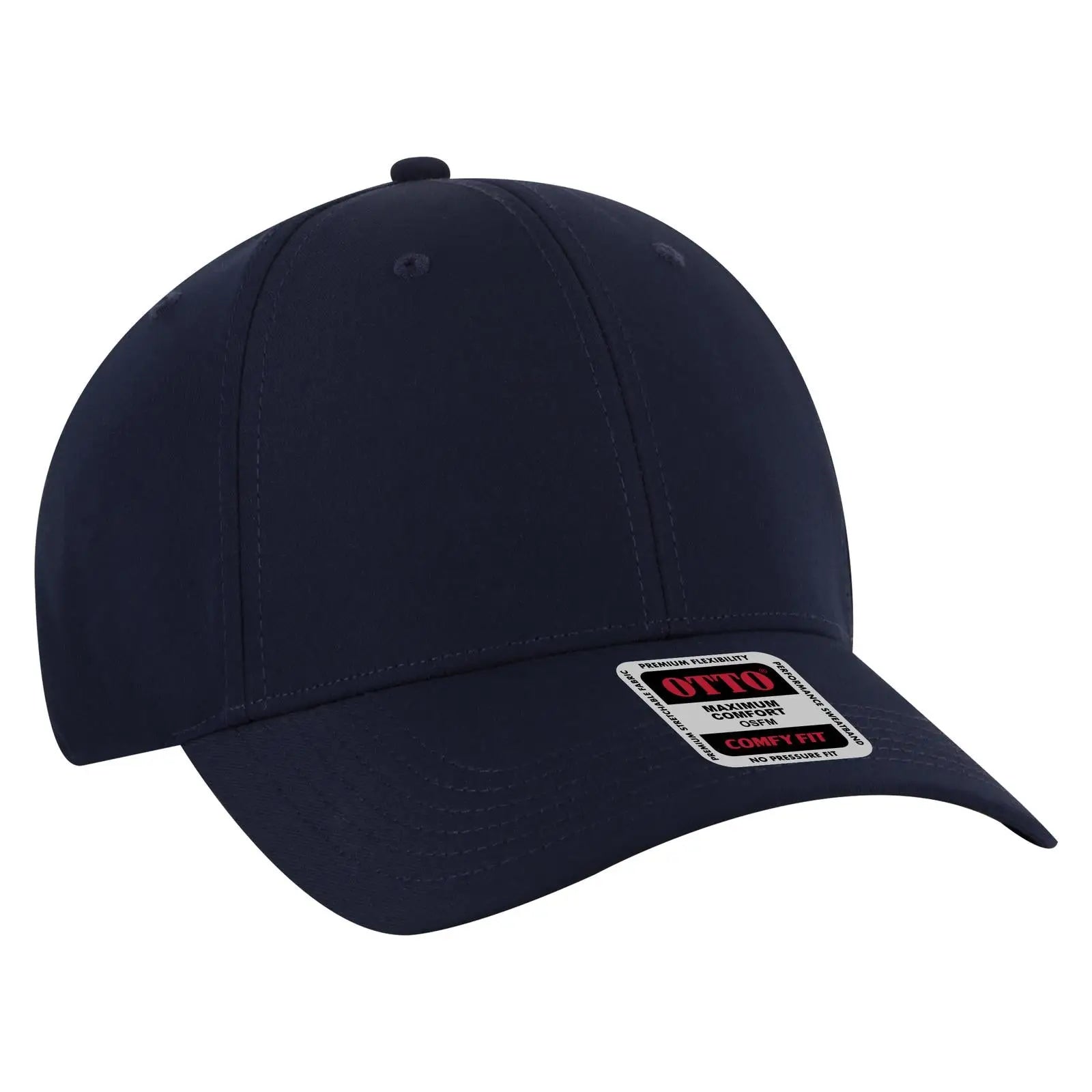 OTTO 19-1320 ’OTTO Comfy Fit’ 6 Panel Low Profile Baseball Cap - Navy - Navy / 6 1/2’’ - 7 5/8’’