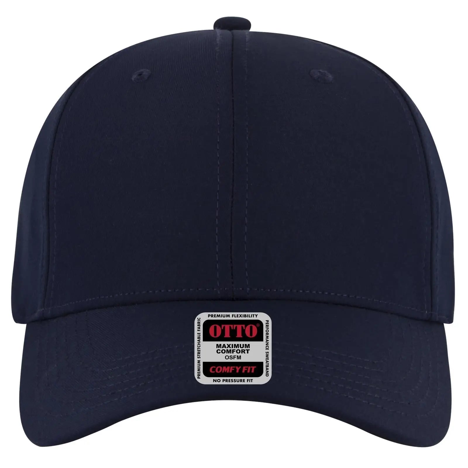OTTO 19-1320 ’OTTO Comfy Fit’ 6 Panel Low Profile Baseball Cap - Navy - Navy / 6 1/2’’ - 7 5/8’’