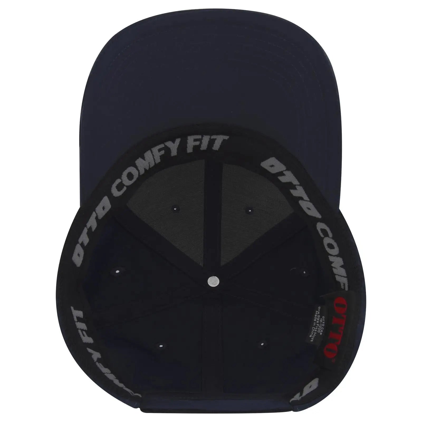 OTTO 19-1320 ’OTTO Comfy Fit’ 6 Panel Low Profile Baseball Cap - Navy - Navy / 6 1/2’’ - 7 5/8’’