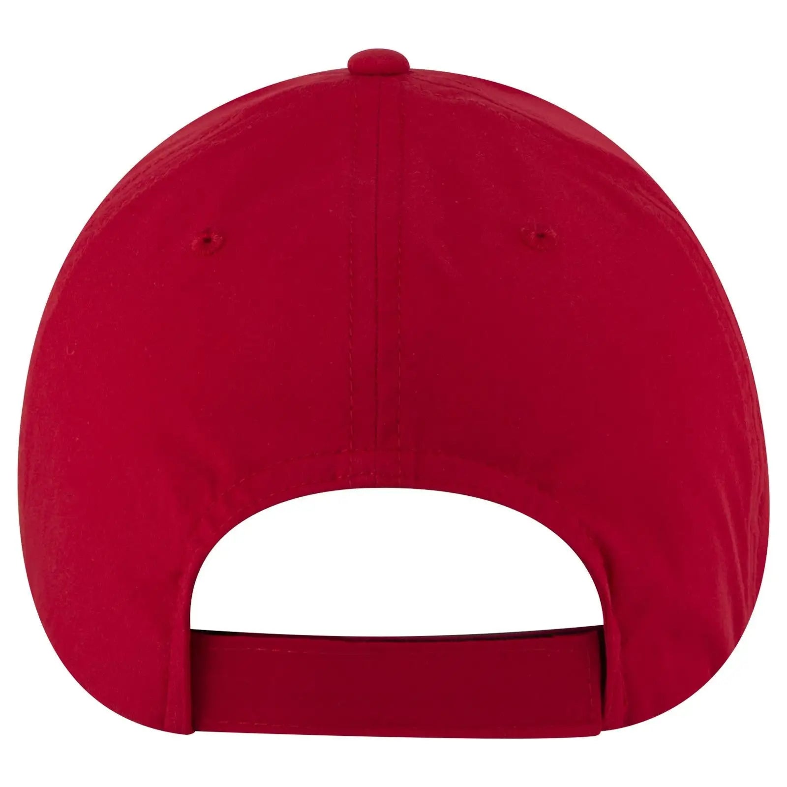 OTTO 19-1320 ’OTTO Comfy Fit’ 6 Panel Low Profile Baseball Cap - Red - Red / 6 1/2’’ - 7 5/8’’