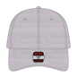 OTTO 19-208 6 Panel Low Profile Baseball Cap - Heath. Gray - Heath. Gray / 6 1/2’’ - 7 5/8’’