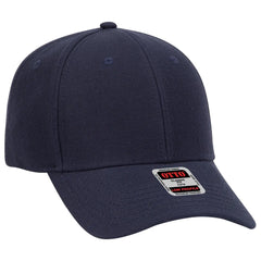 OTTO 19-208 6 Panel Low Profile Baseball Cap - Navy - Navy / 6 1/2’’ - 7 5/8’’