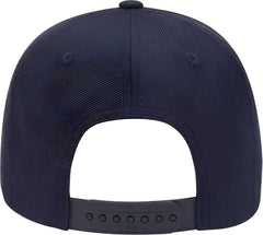 OTTO 19-208 Wool Blend Low Profile Pro Style Seamed Front Panel with Full Buckram Cap - Navy - Navy / One Size Fits Most