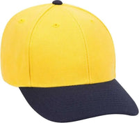 OTTO 19-209 Wool Blend Low Profile Pro Style Cap - Navy Yellow - Navy Yellow / One Size Fits Most