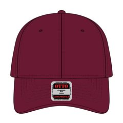 OTTO 19-251 6 Panel Low Profile Baseball Cap - Burg. Marn - Burg. Marn / 6 1/2’’ - 7 5/8’’