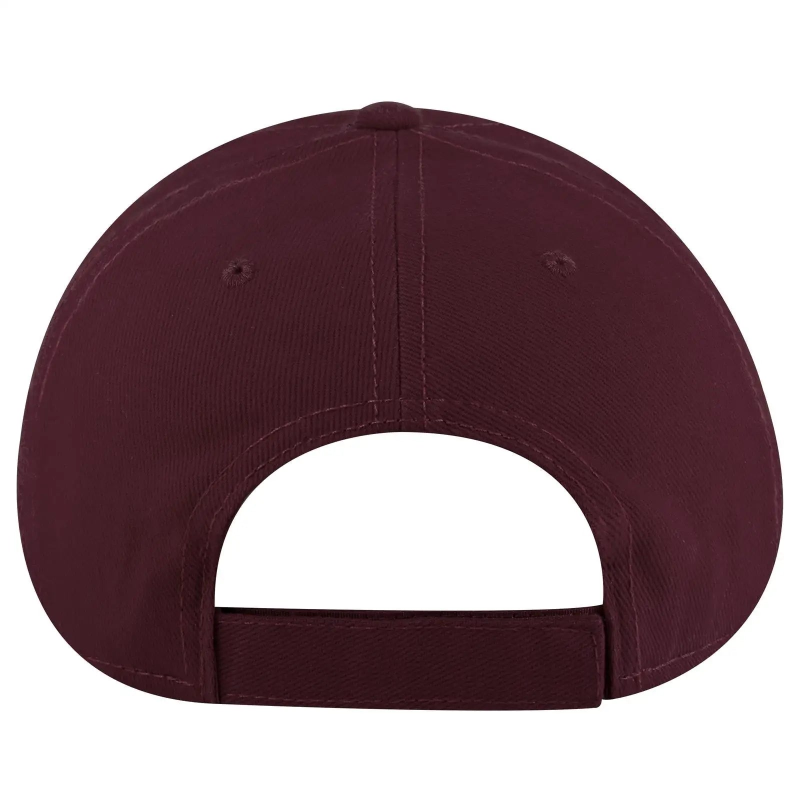 OTTO 19-251 6 Panel Low Profile Baseball Cap - Burg. Marn - Burg. Marn / 6 1/2’’ - 7 5/8’’
