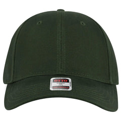 OTTO 19-251 6 Panel Low Profile Baseball Cap - Dk. Green - Dk. Green / 6 1/2’’ - 7 5/8’’
