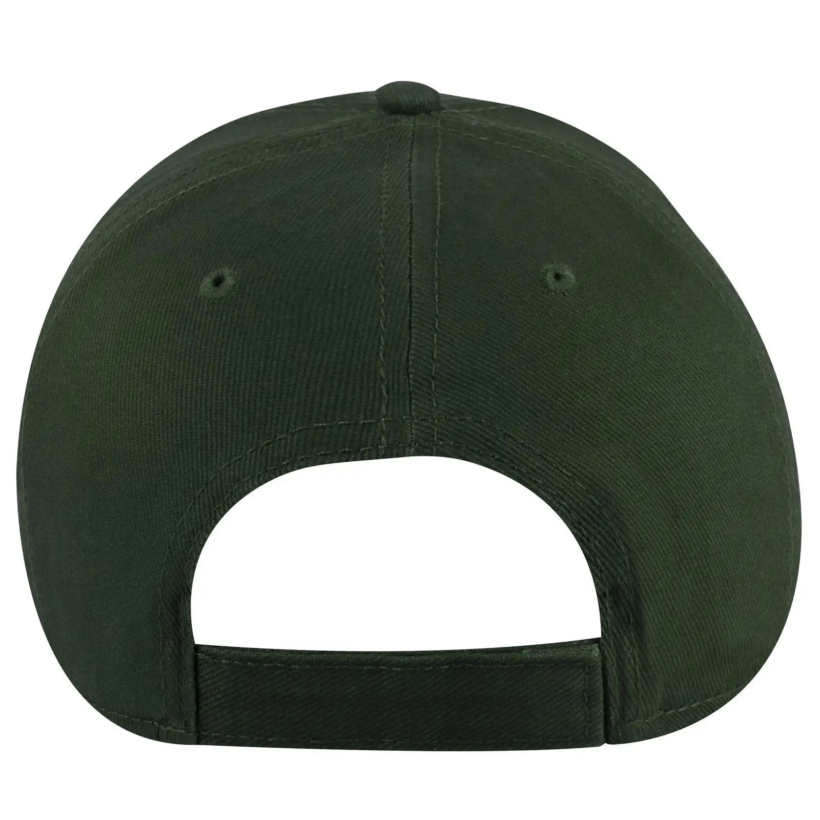 OTTO 19-251 6 Panel Low Profile Baseball Cap - Dk. Green - Dk. Green / 6 1/2’’ - 7 5/8’’