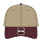 OTTO 19-251 6 Panel Low Profile Baseball Cap - Marn/Kha - Marn/Kha / 6 1/2’’ - 7 5/8’’