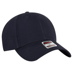 OTTO 19-251 6 Panel Low Profile Baseball Cap - Navy - Navy / 6 1/2’’ - 7 5/8’’