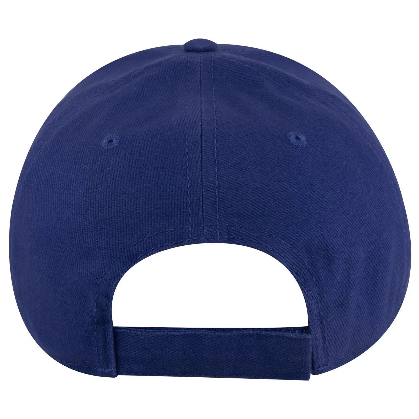 OTTO 19-251 6 Panel Low Profile Baseball Cap - Royal - Royal / 6 1/2’’ - 7 5/8’’