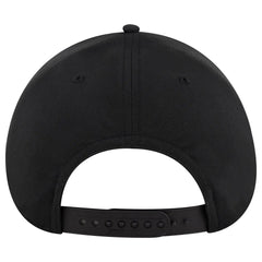 OTTO 19-3 6 Panel Low Profile Baseball Cap - Black - Black / 7 3/8’’ - 7 5/8’’