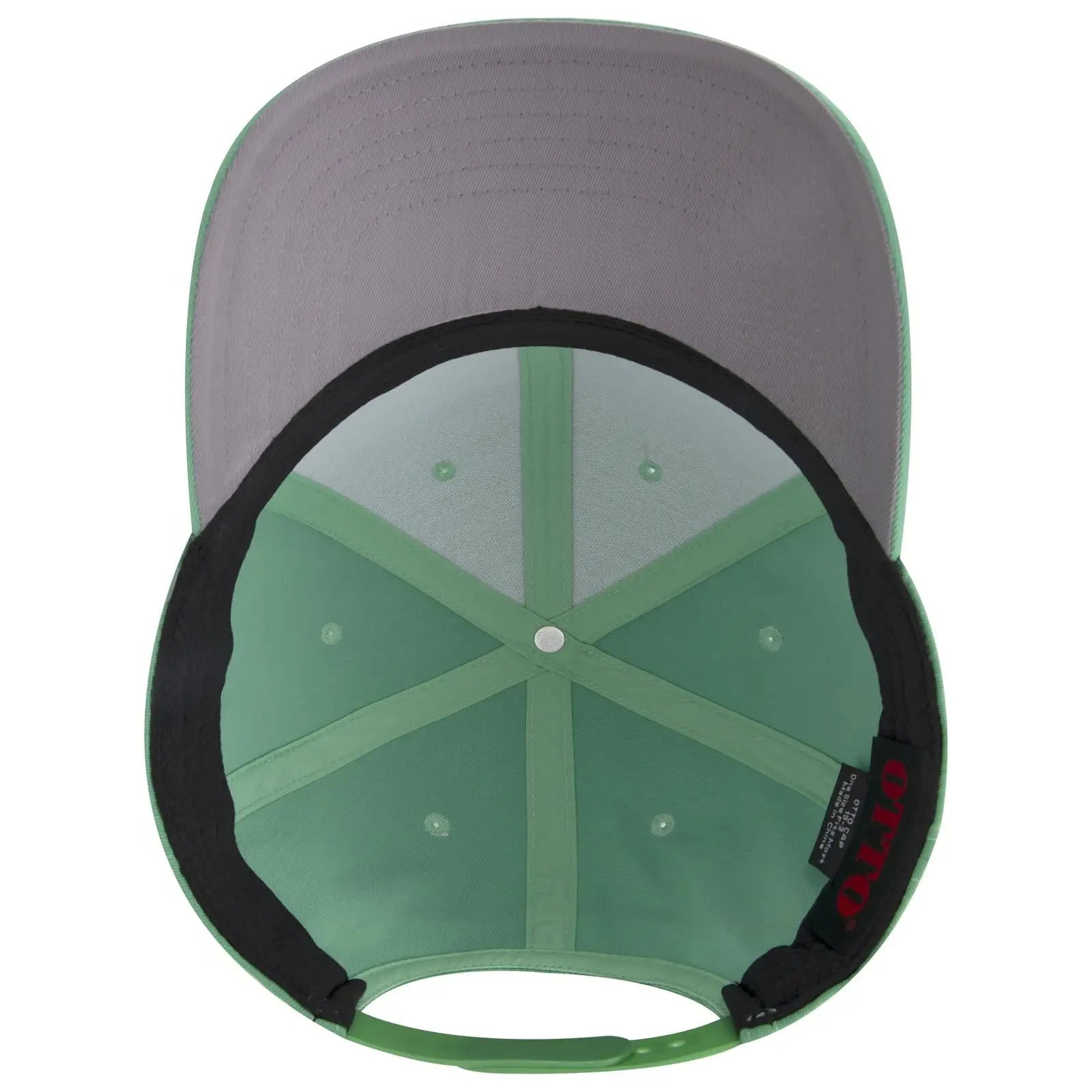 OTTO 19-3 6 Panel Low Profile Baseball Cap - Cactus Green - Cactus Green / 7 3/8’’ - 7 5/8’’