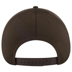 OTTO 19-3 6 Panel Low Profile Baseball Cap - Dk. Brown - Dk. Brown / 7 3/8’’ - 7 5/8’’