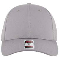 OTTO 19-3 6 Panel Low Profile Baseball Cap - Gray - Gray / 7 3/8’’ - 7 5/8’’