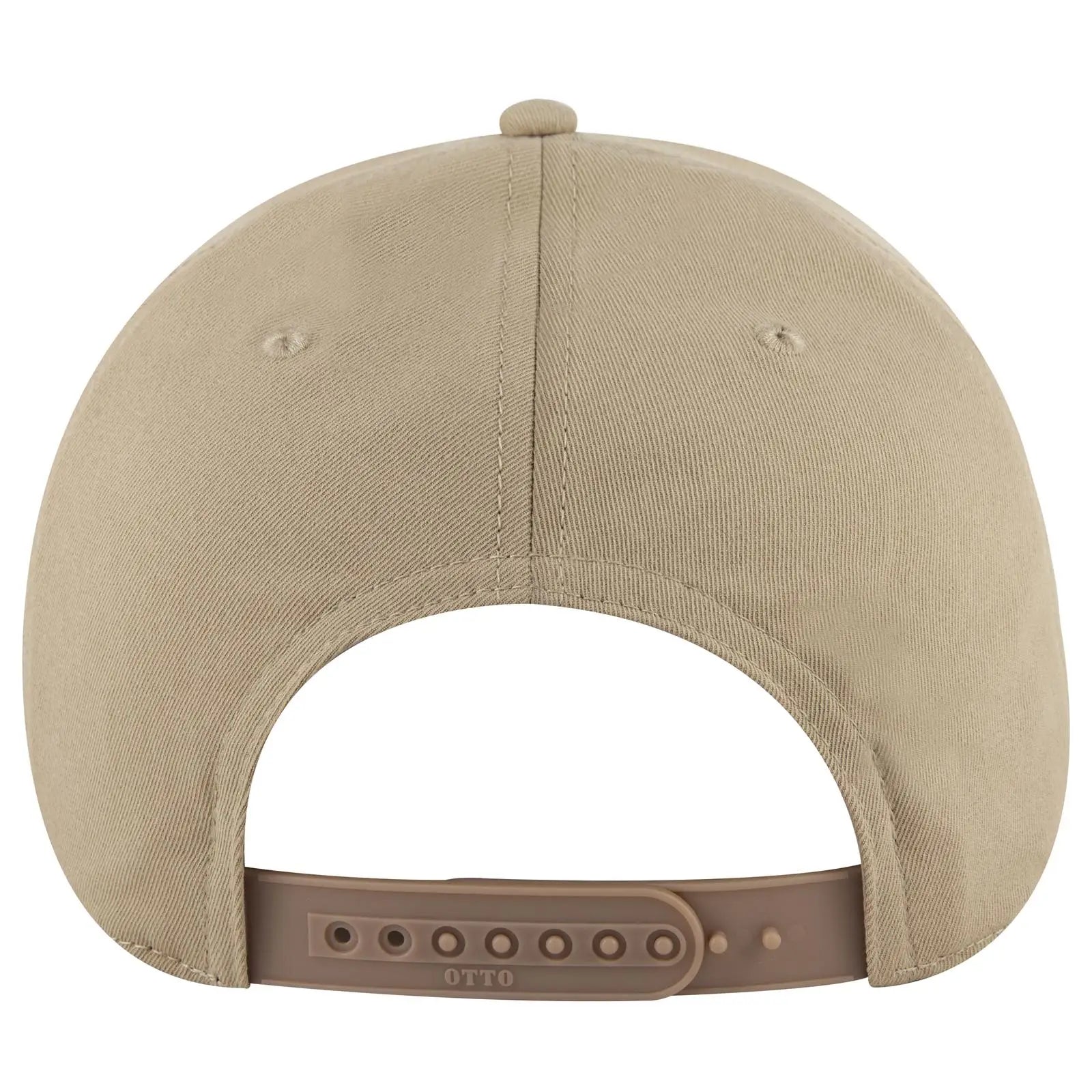 OTTO 19-3 6 Panel Low Profile Baseball Cap - Khaki - Khaki / 7 3/8’’ - 7 5/8’’