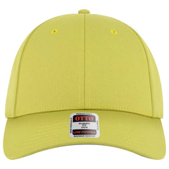 OTTO 19-3 6 Panel Low Profile Baseball Cap - Mstrd. Grn - Mstrd. Grn / 7 3/8’’ - 7 5/8’’