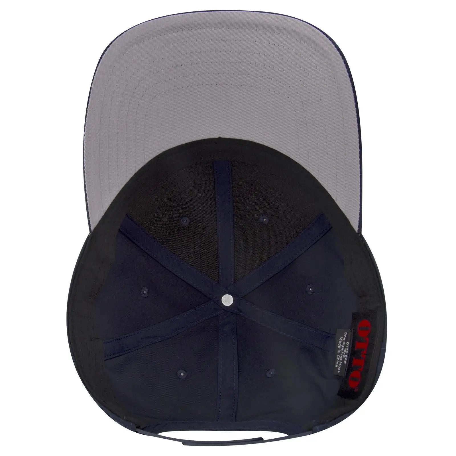 OTTO 19-3 6 Panel Low Profile Baseball Cap - Navy - Navy / 7 3/8’’ - 7 5/8’’