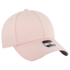 OTTO 19-3 6 Panel Low Profile Baseball Cap - Pink - Pink / 7 3/8’’ - 7 5/8’’