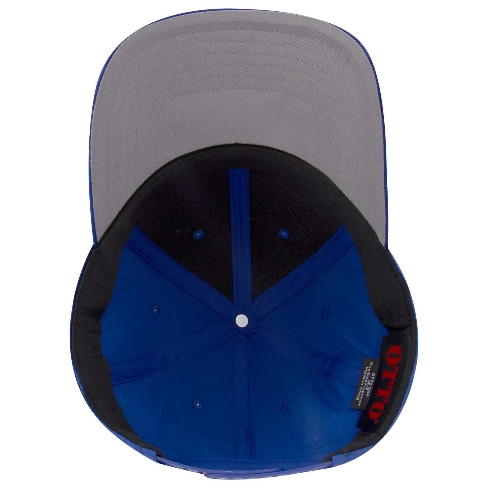 OTTO 19-3 6 Panel Low Profile Baseball Cap - Royal - Royal / 7 3/8’’ - 7 5/8’’