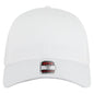 OTTO 19-3 6 Panel Low Profile Baseball Cap - White - White / 7 3/8’’ - 7 5/8’’