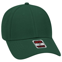 OTTO 19-304 6 Panel Low Profile Baseball Cap - Dk. Green - Dk. Green / 6 1/2’’ - 7 5/8’’