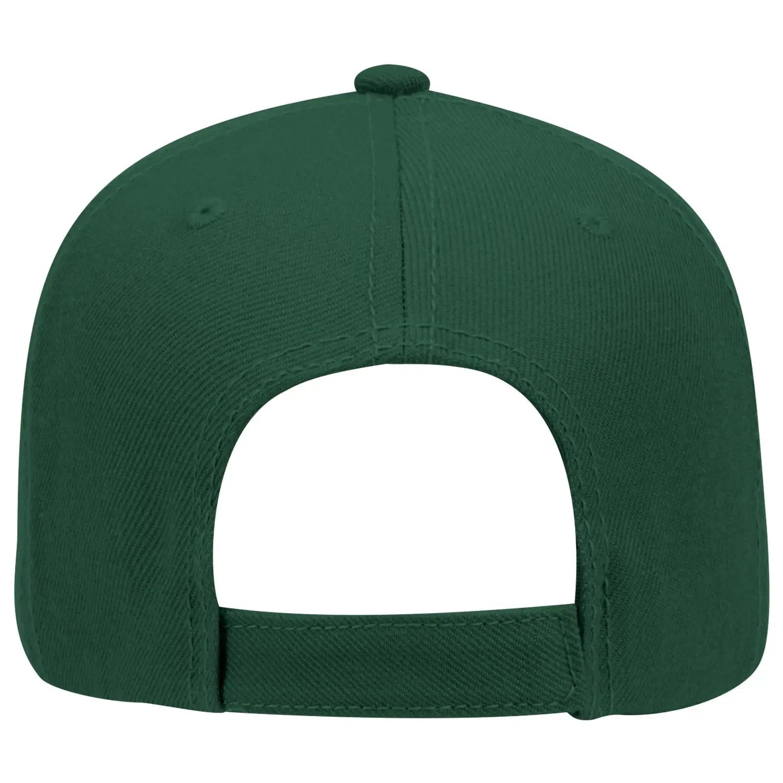 OTTO 19-304 6 Panel Low Profile Baseball Cap - Dk. Green - Dk. Green / 6 1/2’’ - 7 5/8’’