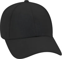 OTTO 19-304 Wool Blend Gray Undervisor Low Profile Pro Style Structured Firm Front Panel Cap - Black - Black / One Size