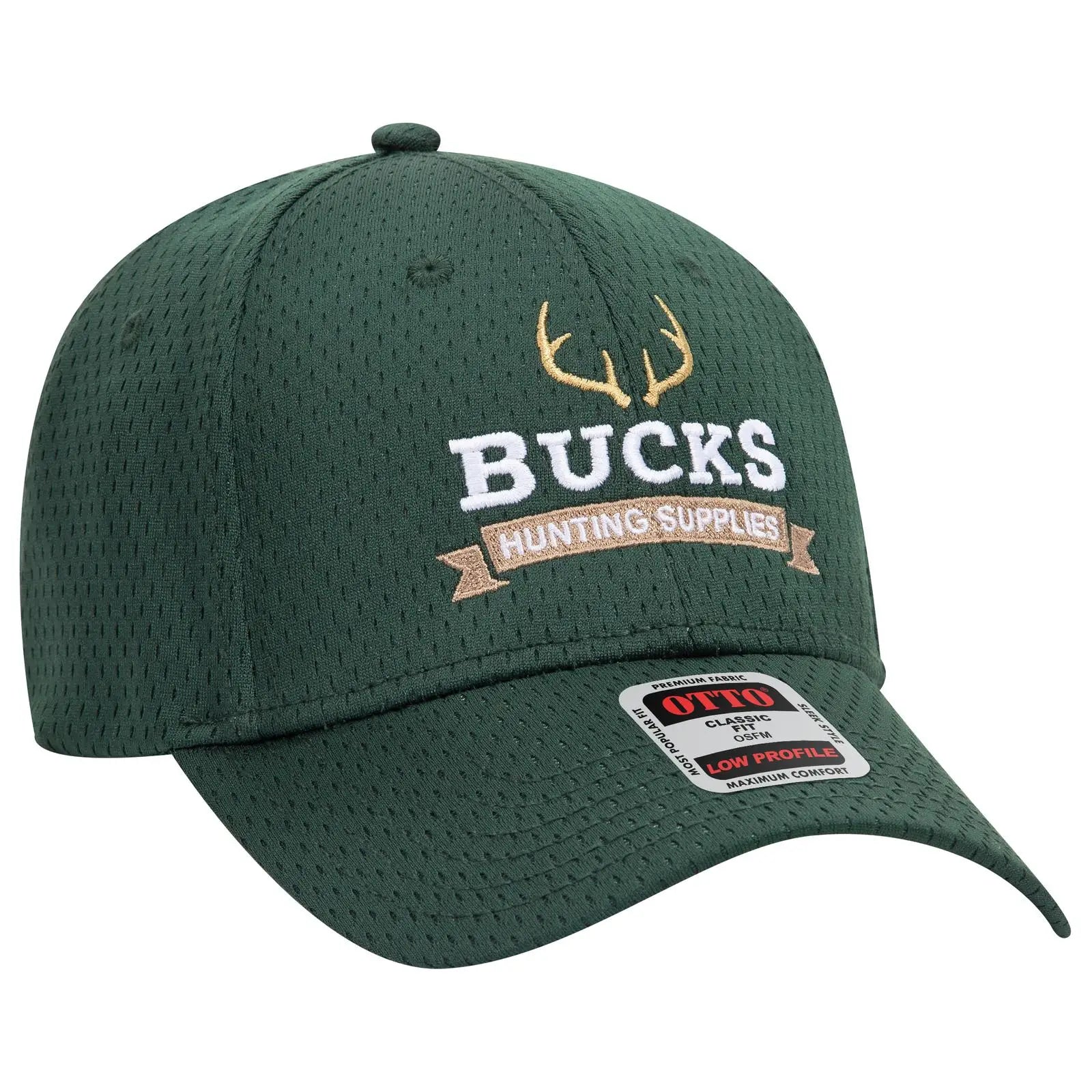 OTTO 19-366 6 Panel Low Profile Baseball Cap - Kelly - Kelly / 6 1/2’’ - 7 5/8’’