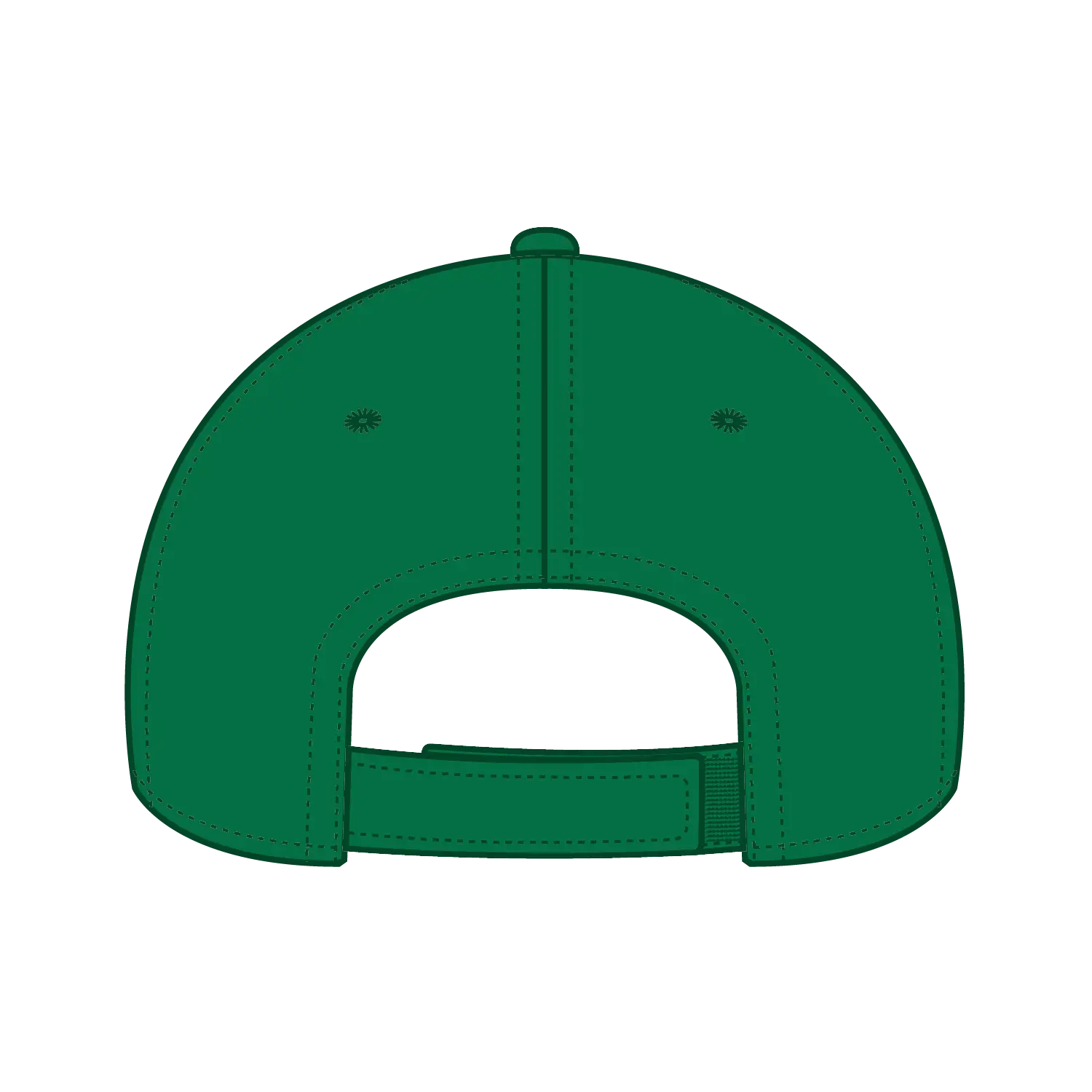 OTTO 19-366 6 Panel Low Profile Baseball Cap - Kelly - Kelly / 6 1/2’’ - 7 5/8’’