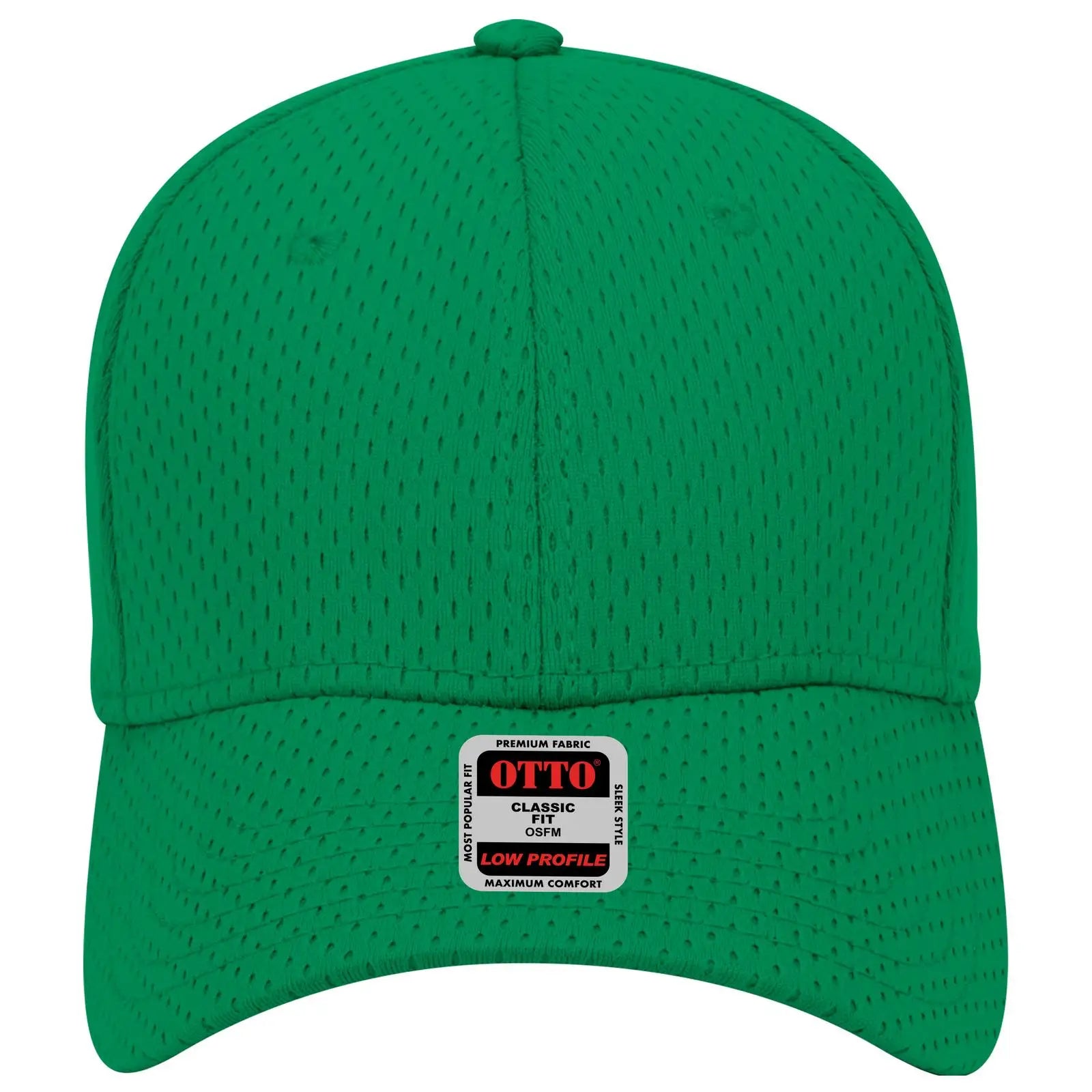 OTTO 19-366 6 Panel Low Profile Baseball Cap - Kelly - Kelly / 6 1/2’’ - 7 5/8’’