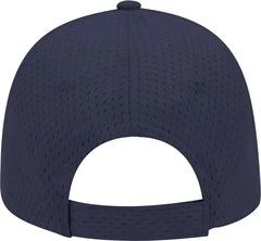 OTTO 19-366 Polyester Pro Mesh Gray Undervisor Low Profile Pro Style Structured Firm Front Panel Cap - Navy - Navy