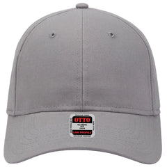 OTTO 19-503 6 Panel Low Profile Baseball Cap - Gray