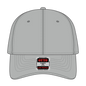 OTTO 19-503 6 Panel Low Profile Baseball Cap - Gray - Gray / 6 1/2’’ - 7 5/8’’