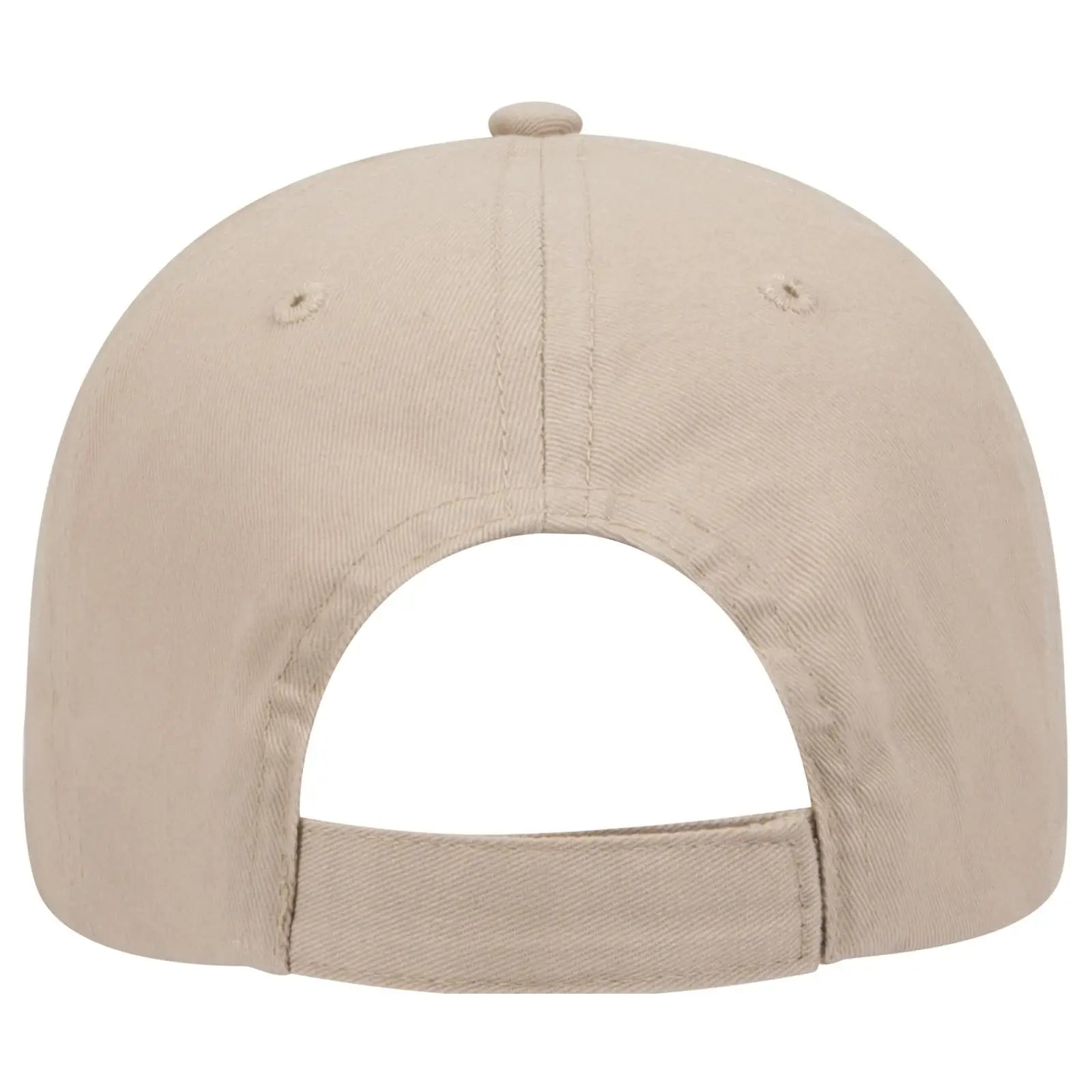 OTTO 19-503 6 Panel Low Profile Baseball Cap - Khaki