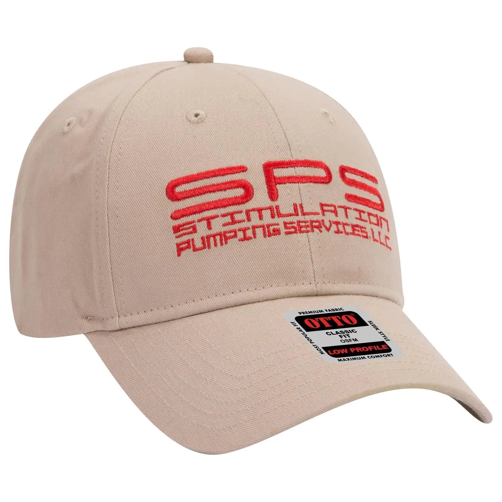 OTTO 19-503 6 Panel Low Profile Baseball Cap - Khaki