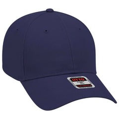 OTTO 19-503 6 Panel Low Profile Baseball Cap - Navy