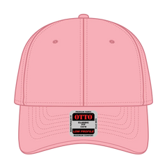 OTTO 19-503 6 Panel Low Profile Baseball Cap - Pink - Pink / 6 1/2’’ - 7 5/8’’