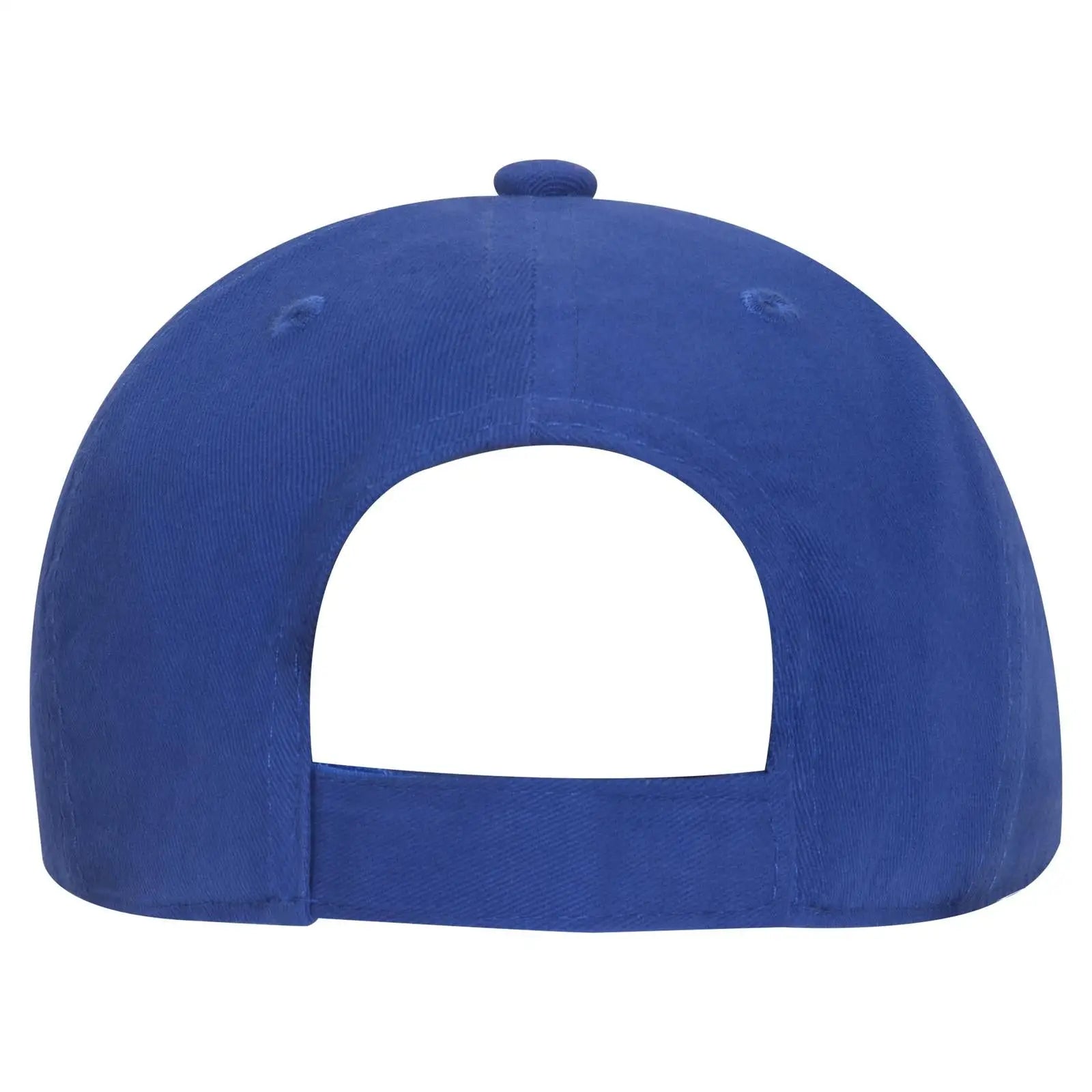 OTTO 19-503 6 Panel Low Profile Baseball Cap - Royal