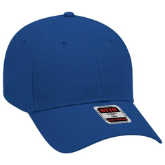 OTTO 19-503 6 Panel Low Profile Baseball Cap - Royal