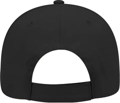 OTTO 19-503 Brushed Cotton Twill Low Profile Pro Style Cap with Full Buckram - Black - Black / One Size Fits Most