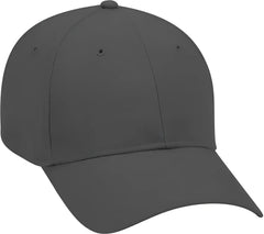 OTTO 19-503 Brushed Cotton Twill Low Profile Pro Style Cap with Full Buckram - Charcoal Gray - Dark Gray / One Size