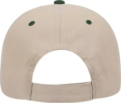 OTTO 19-503 Brushed Cotton Twill Low Profile Pro Style Cap with Full Buckram - Dark Green Khaki - Forest Khaki