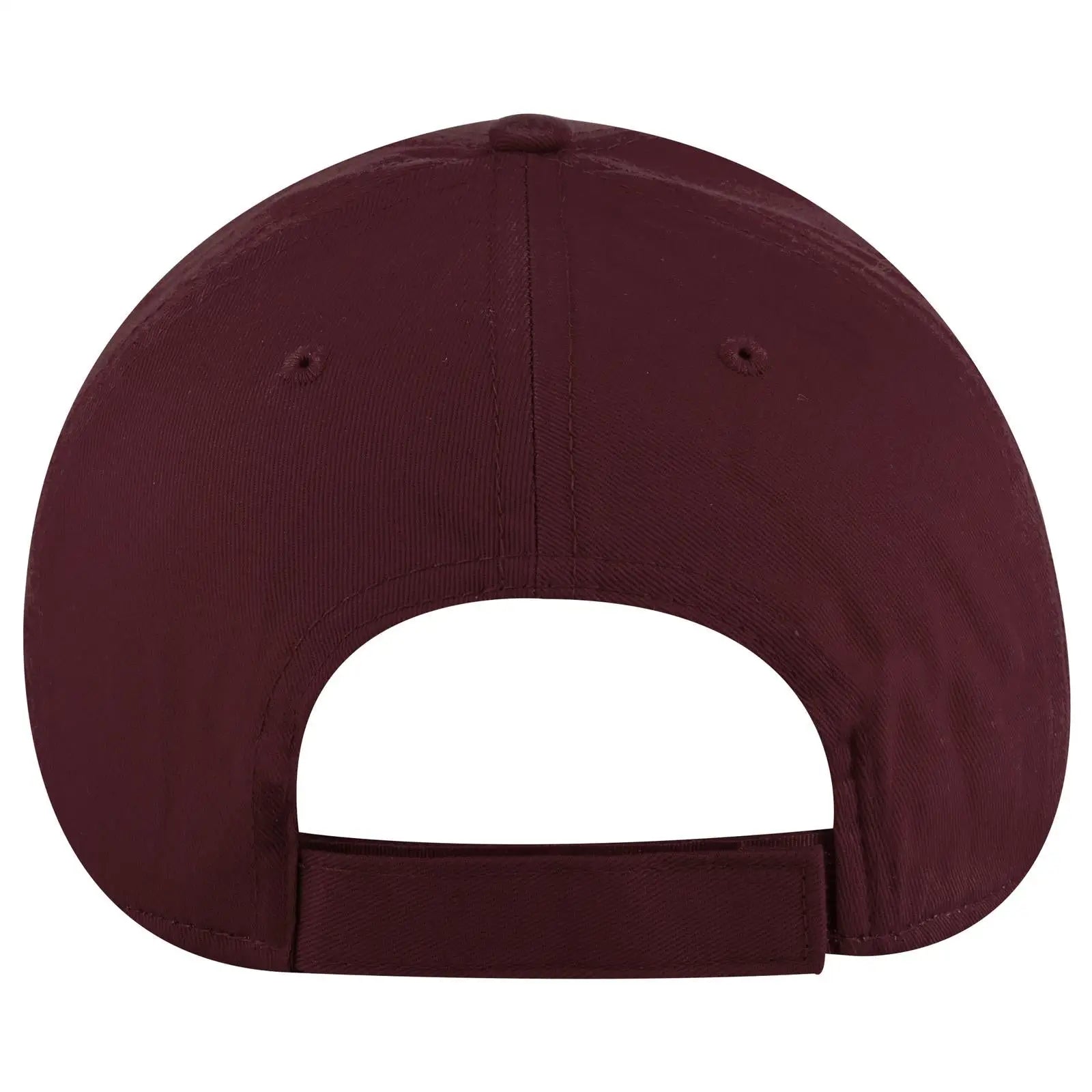 OTTO 19-536 6 Panel Low Profile Baseball Cap - Burg. Marn - Burg. Marn / 6 1/2’’ - 7 5/8’’